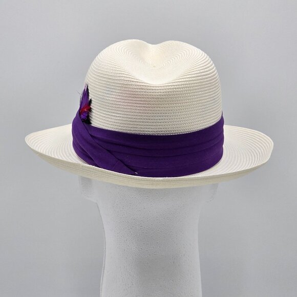 Dobbs Florentine Milan Straw Fedora - Picture 5 of 16